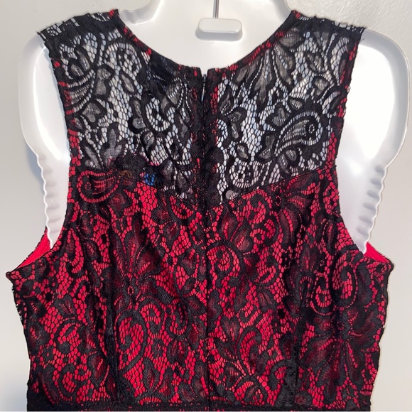 Disney Coco Dress Womens Large Red Black Lace Whimsigoth Goth Skater Retro NWT - Picture 7 of 11